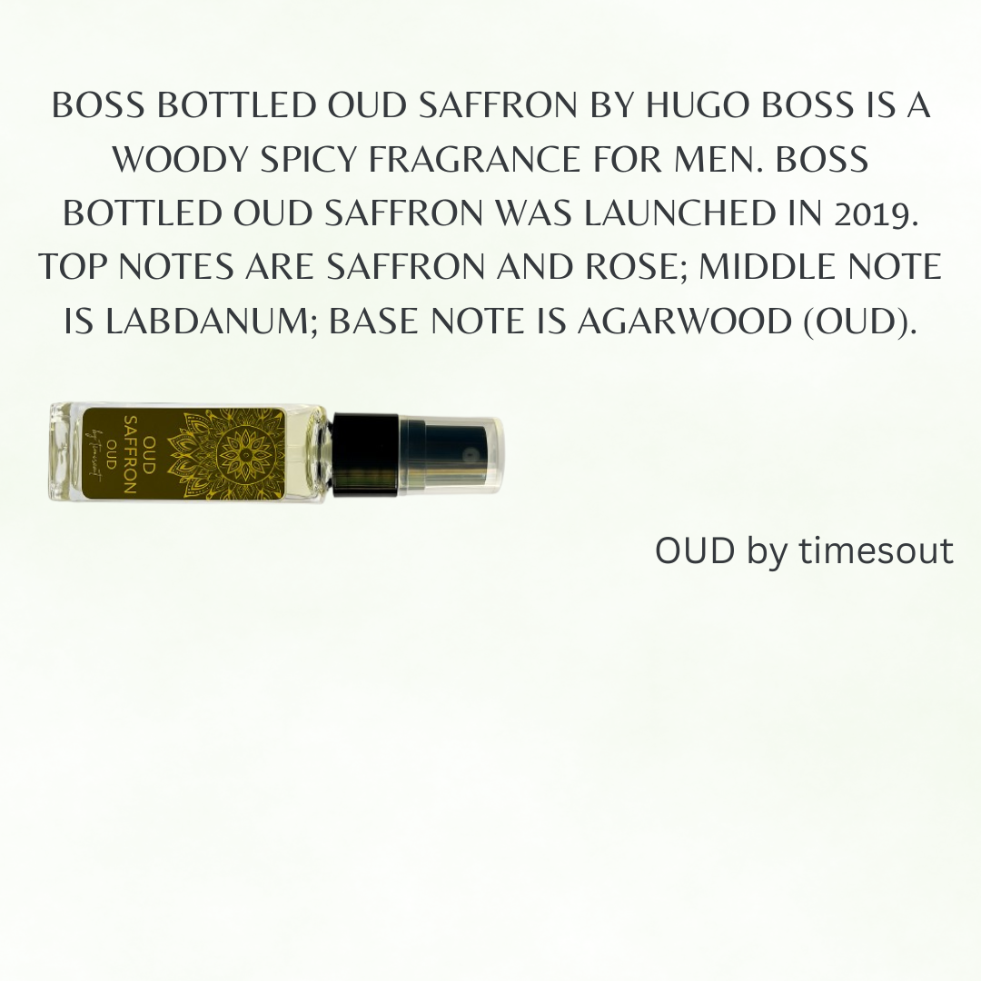 Boss Bottled Oud Saffron Hugo Boss for men 10ml